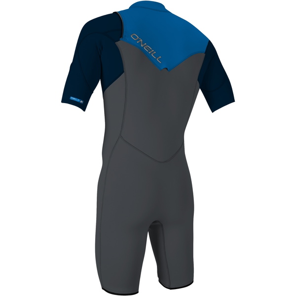 2025 O'Neill Junior Hammer 2mm Borst Ritssluiting Shorty Wetsuit 5413 - Graphite / Abyss / Ocean